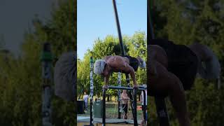 INSANE PLANCHE PUSH UPS💀💀 #motivation #reaction #planche #pushups #calisthenics #streetworkout #gym