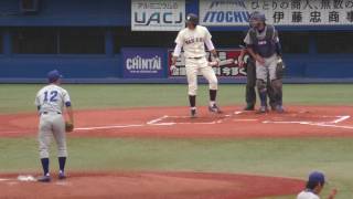 20161001　早稲田大学　VS　東京大学　6　日ハムドラフト2位　早稲田石井