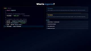 What is Python argparse? A Complete Beginner's Guide with Animation and Note