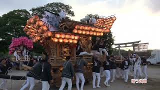 ２０２４　令和６年　南河内秋祭り　夜の比叡の前　入場