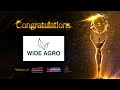 WIDE AGRO VENTURES SDN. BHD. - 2022 Winner of SME100 SAMENTA 35th Anniversary Edition