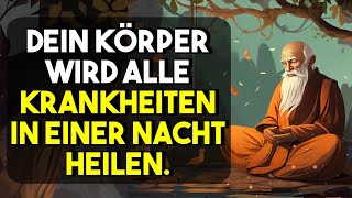 Der Körper wird die ganze Nacht lang Krankheiten heilen. Buddha-Geschichte.