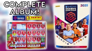 100% COMPLETE WSL STICKER ALBUM! | PANINI WOMEN'S SUPER LEAGUE 2025 STICKER COLLECTION