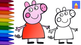 bolalar uchun Peppa pig chizish | How to Draw Peppa Pig