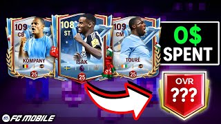 CRAZY PACK LUCK CONTINUES IN RTG ID🔥|| LAST TEAM UPGRADE BEFORE TOTY - FC MOBILE‼️[ 0$ SPENT ]