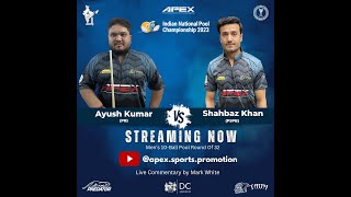 Ayush Kumar vs Shahbaaz Khan 10 Ball Men Last 32 Indian National Pool Championship