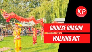 Čínský drak, animace mezi diváky / Chinese dragon walking act / Kenning Productions