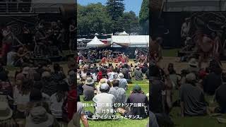 Invasion Day March ビクトリア公園にてディジュリドゥを聴く