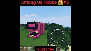 Minecraft Among Us House 🏘️ Episode No.3#shorts #short