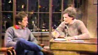 William Wegman and his dog Man-Ray on David Letterman