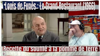 Louis de Funès : Le Grand Restaurant (1966) - Recette du soufflé à la pomme de terre - REACTION