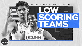 Can low-scoring teams make deep runs in your NCAA bracket?