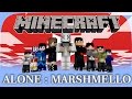 Alone | Marshmello - Minecraft Music Video Animation - by WISSDOMM