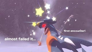 Shiny Alpha Garchomp Encounter! // Pokémon Legends: Arceus