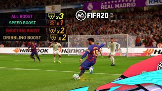 FIFA 2020 MYSTERY Ball Gameplay FIFA 20 Real Madrid v Barca PS4