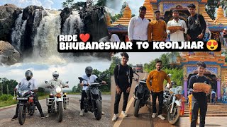 RIDE BHUBANESWAR TO KEONJHAR ❤️ | MAA GHATAGAON TARINI TEMPLE 🙏 | GUNDICHA GHAGI WATERFALL SR VLOGS