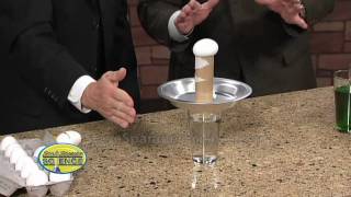 Egg Drop Inertia Challenge - Cool Science Trick
