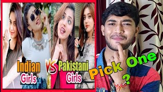 Pakistani Tiktokers Vs Indian Tiktokers | Pick one who's Best ? | Indian Reaction