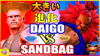 『スト5』Big evolution!＼ウメハラ(ガイル) 対 サンドバッグ (豪鬼)｜Daigo(Guile) VS SandBag(Akuma) ／『SFV』 🔥FGC🔥