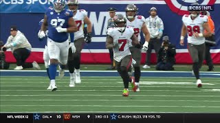 Bucky Irving's Best Plays From Week 12 vs. The Giants | Tampa Bay Buccaneers