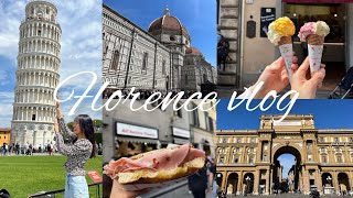 Florence vlog 🇮🇹 佛羅倫斯 牛肚包 生火腿三明治🥪 聖母百花大教堂⛪️ 米開朗基羅廣場 比薩斜塔🌟 | April 2023