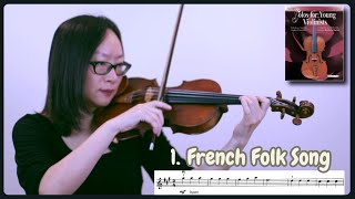 [Solos for young violinists vol. 1] 1. French Folk Song