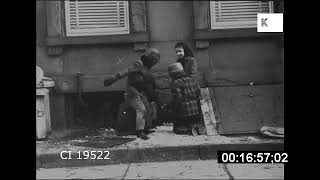 1950s, 1960s USA, Kids Playing on Deprived NYC Block, Gritty