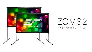 ✅ ZOMS2 Extension Legs for Elite Screens' YardMaster II Outdoor Projection Screen