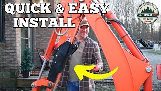 How Easy Is It To Install A Thumb On A Kioti BackHoe?