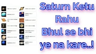 Saturn Rahu Ketu Energy Guideline, My Research, Dr Shalini