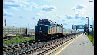 Unwrapped!  VIA #901 Pulls, VIA #6417 Pushes Train 47 into Oshawa, Ontario on June 14, 2019