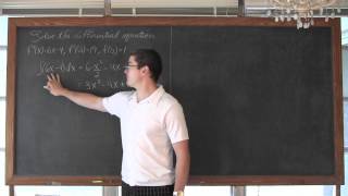 Initial Condition Particular Solution for Antiderivative Calculus 1 AB