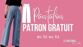 Free Pattern Pants Sewing Tutorial Le Dressing de Cindy