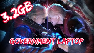Devil May Cry 4 Government laptop gameplay | amd r4 graphics | 4gb ram | lenovo e41-15