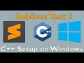 Sublime Text 3 C++ Setup