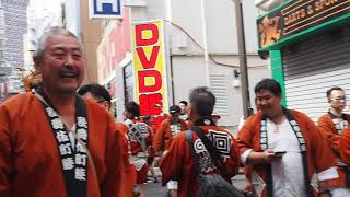 新宿　熊野神社　令和元年　例大祭　町内神輿渡御　歌舞伎町　2019/9/22 Shinjuku Mikoshi Festival 2