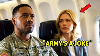 Woman Insults Soldier on Flight, Breaks Down When She Learns His Story