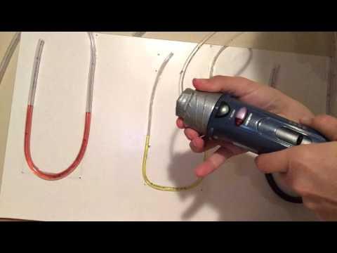 Homemade U-tube Manometer: Air stream velocity Homemade U-tube Manometer: Air stream velocity