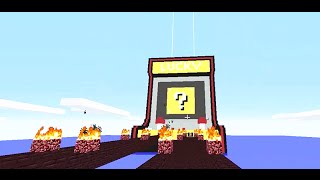 【炎黃X籽岷】★minecraft我的世界★幸運方塊王者爭霸 史上最慘烈的一路