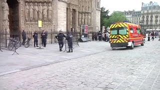 Suicide inside Notre Dame cathedral