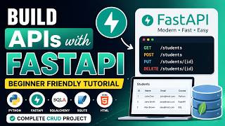 FastAPI Tutorial for Beginners 🚀 | Build Complete CRUD App with SQLite