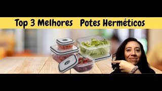 (NOVO)TOP 3 MELHORES POTES HERMÉTICOS 2024-QUAL MELHOR POTE HERMÉTICO?POTES HERMÉTICOS BONS E BARATO