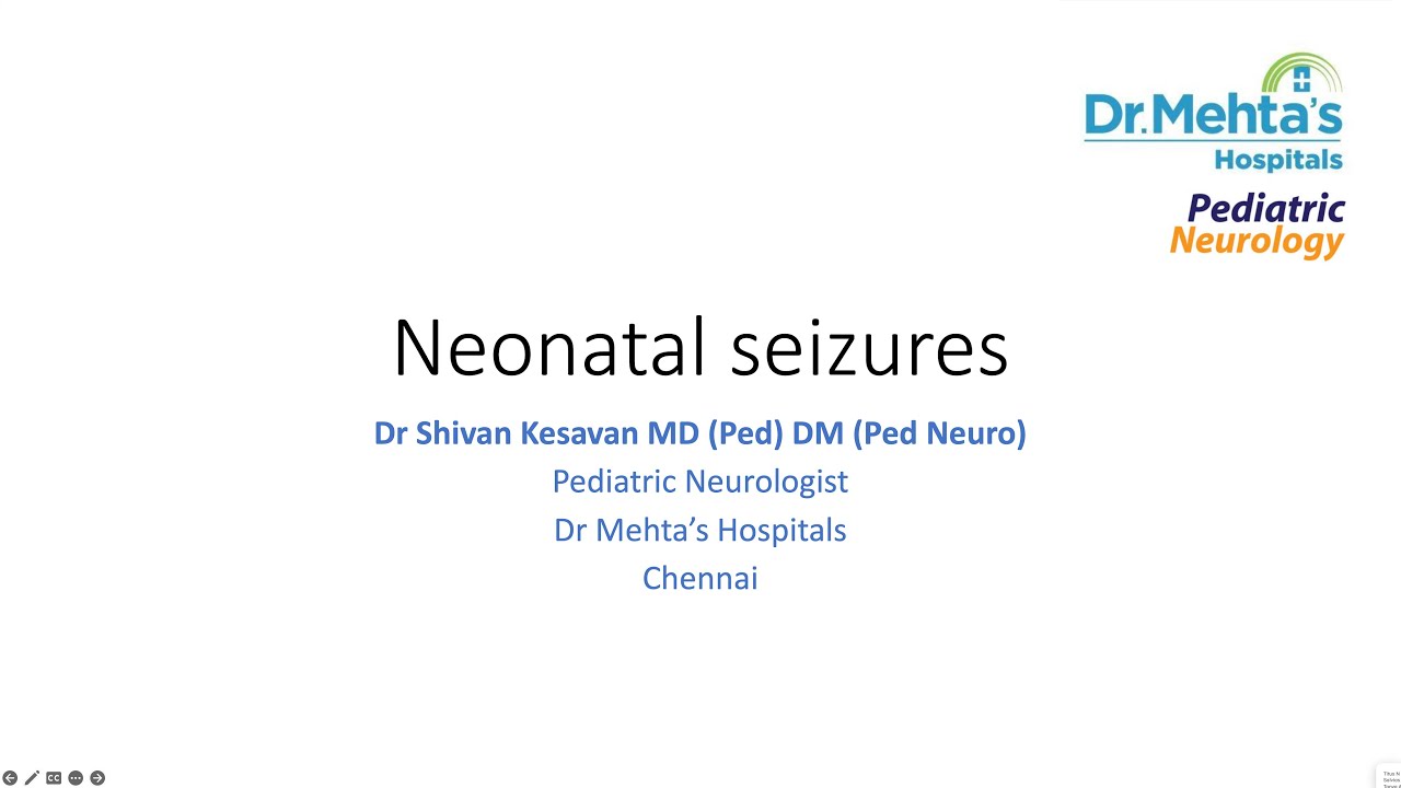 Lecture #1 | Neonatal Seizures - YouTube