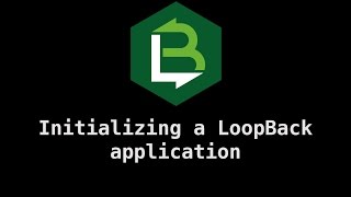 Initializing a LoopBack application