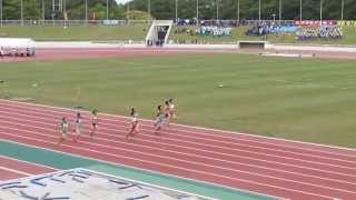 2015 千葉県高校総体 陸上 女子100m 決勝