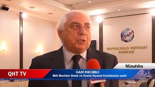 Hadi Rəcəbli: QHT-lərin əksəriyyəti maarifləndirmə baxımından böyük işlər görürlər.