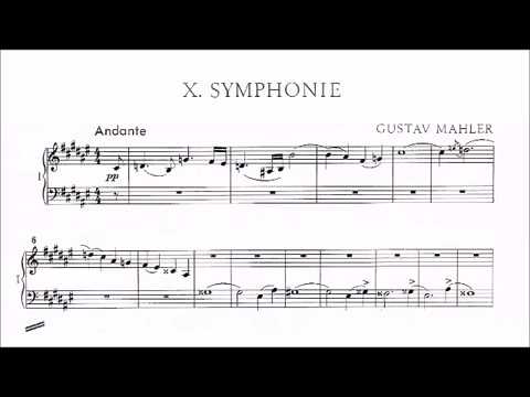 Gustav Mahler - Adagio From Symphony 10 (with Score) - YouTube