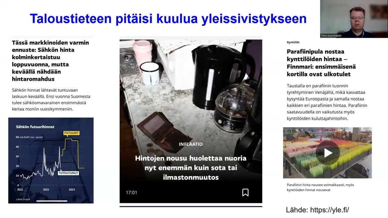 Taloustieteen Perusteet 1a: Mitä Taloustiede On? - YouTube