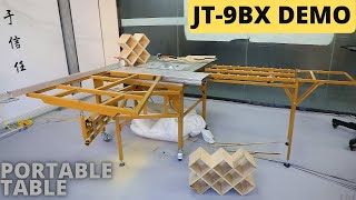 Perfect Portable Table for Woodworking designs – The JT-9BX Model || A complete Demo