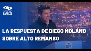 Diego Molano fue cuestionado en debate Caracol por la operación en Alto Remanso